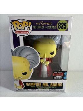 Funko Pop Vampire Mr Burns 825 Simpsons Treehouse Horror 2019 Fall Convention